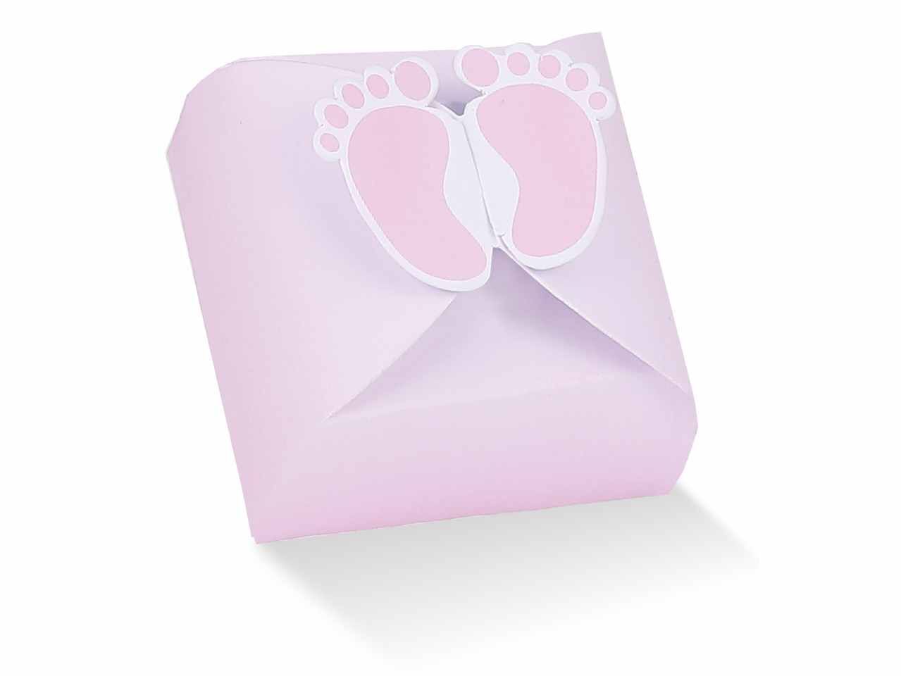 SCATOLA PIEDINI BIMBA ROSA 10pz 1017000600