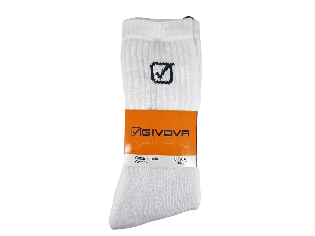 CALZA TENNIS U.COT.3PZ 43-46 B. GIV031