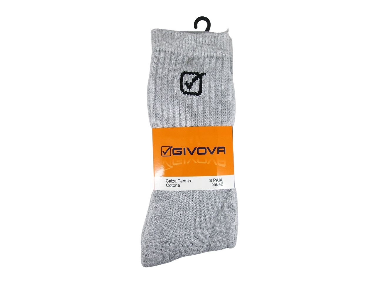 CALZA TENNIS U.COT.3PZ 35-38 GR. GIV031
