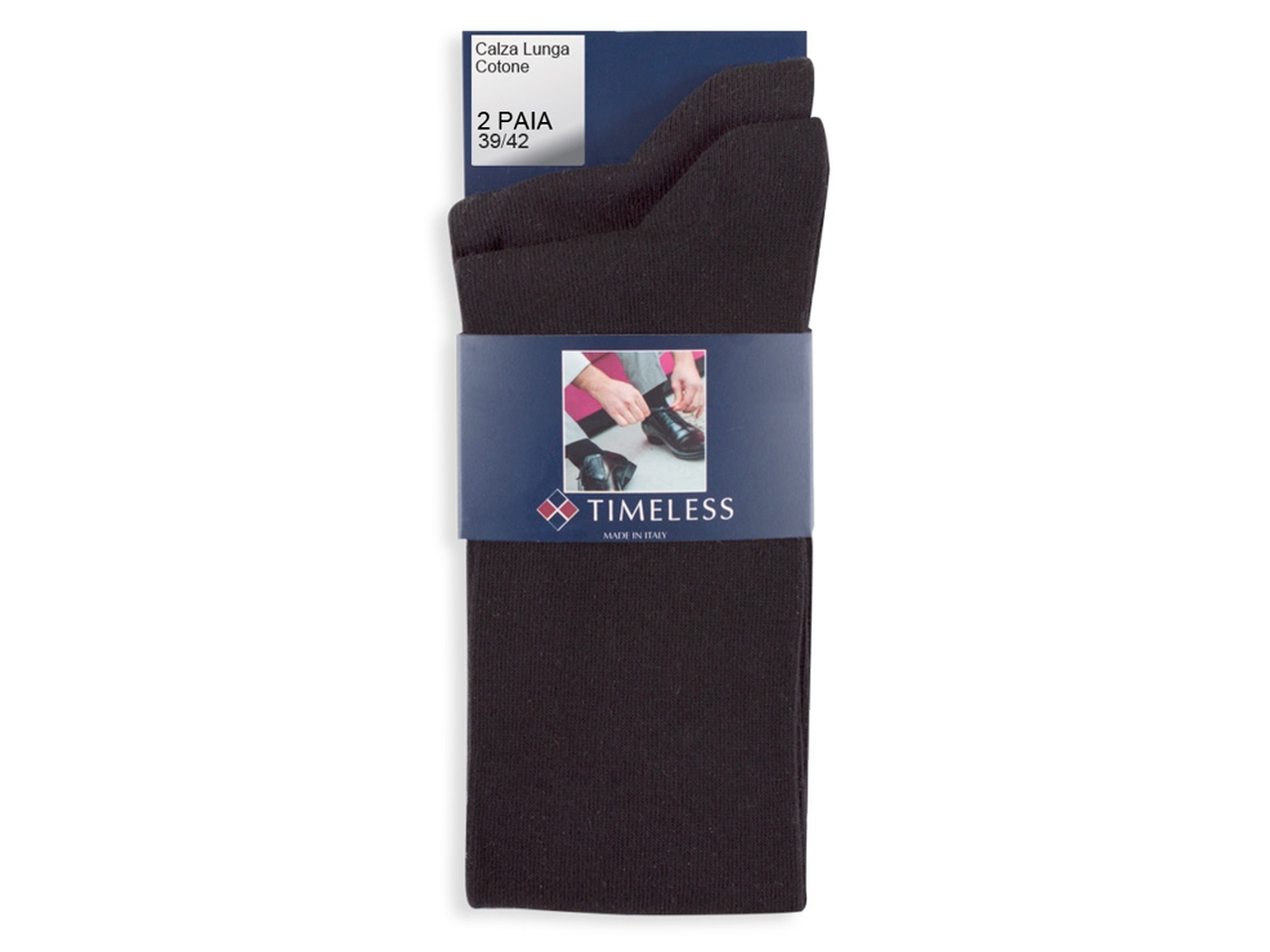 CALZA LUNGA UOMO BLU NOTTE 43/46 TML067
