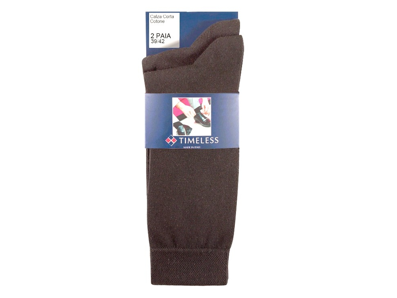 CALZA CORTA UOMO 2PZ ANTRA.43/46 TML068