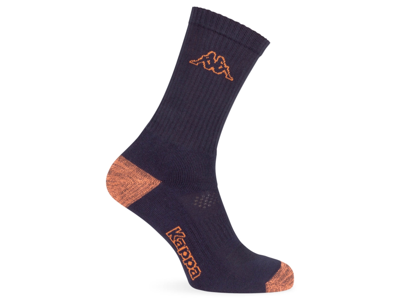 CALZA CORTA UOMO BLU/ARANCIO 39/42 K942