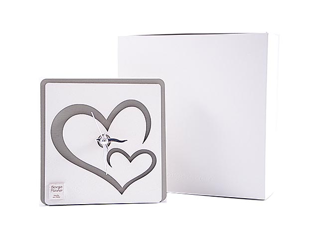 OROLOGIO CUORI 12x12cm AC3532