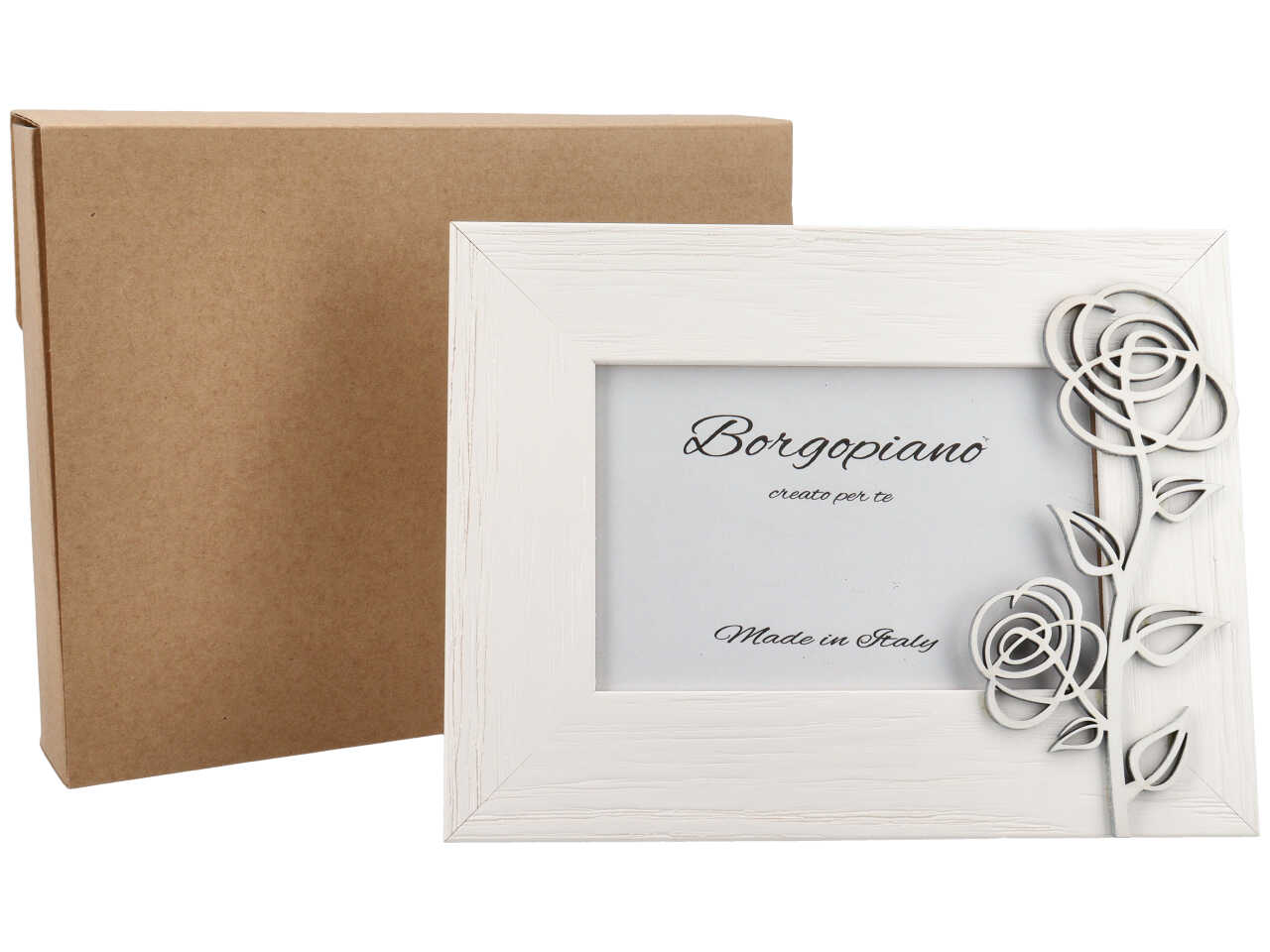 CORNICE 10X15CM CON ROSA RO4001/B CORNICE 10X15CM CON ROSA RO4001/B