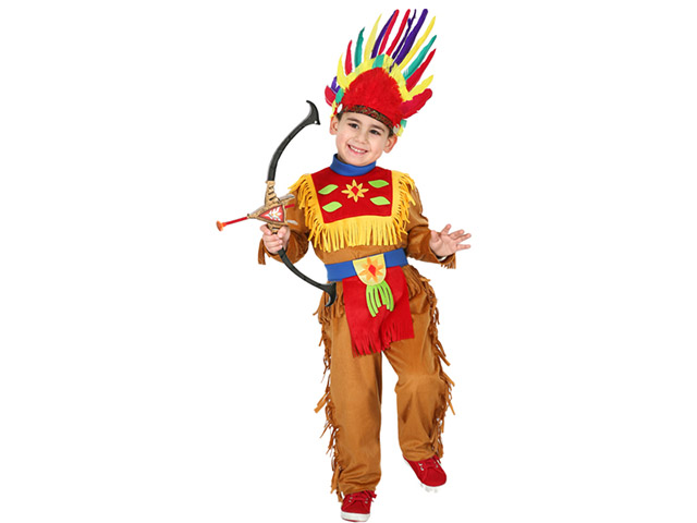 COSTUME INDIANO TG.4 ANNI 0615