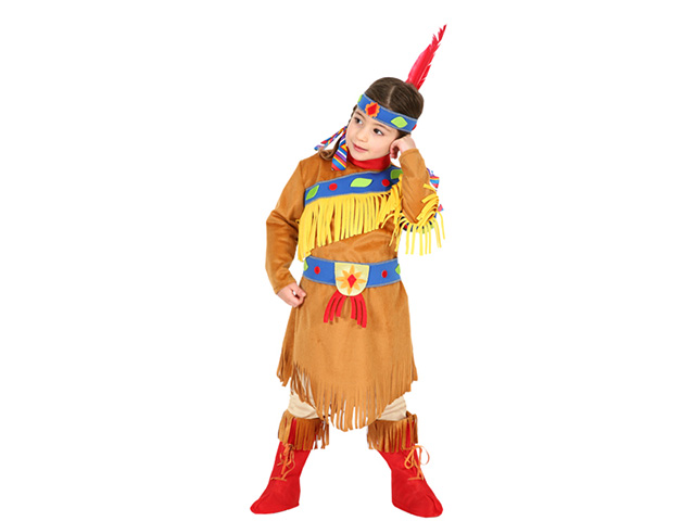 COSTUME POCAHONTAS TG.5 ANNI 0616