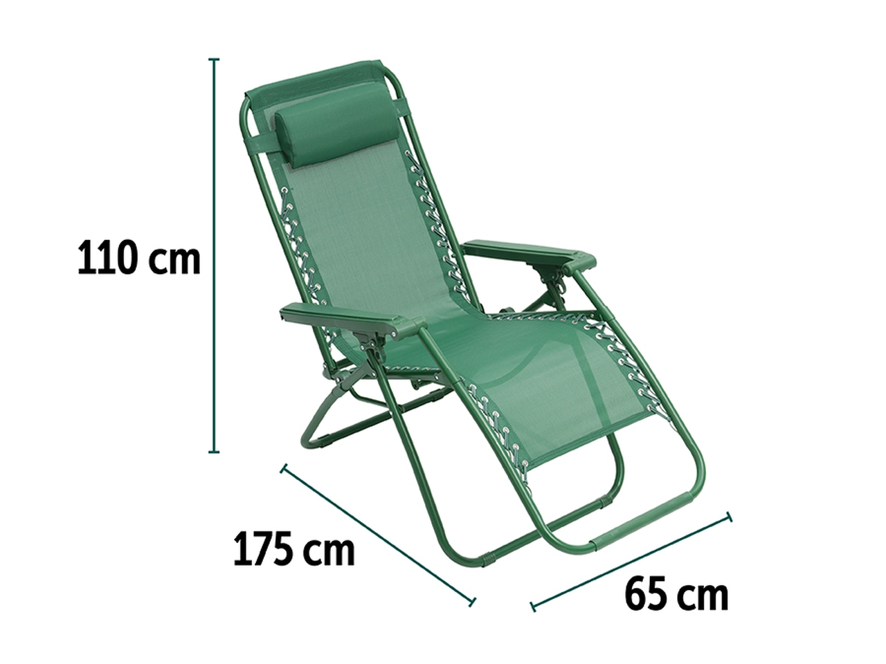 SEDIA SDRAIO ZERO GRAVITY VERDE 4118454