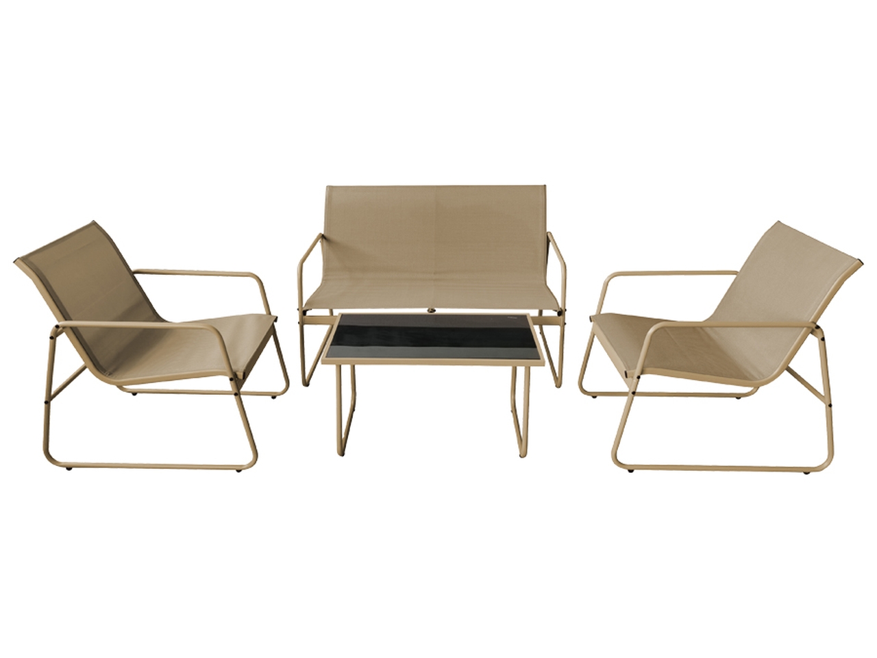 DIVANO+2POLTRONE+TAVOLO BEIGE 6992066