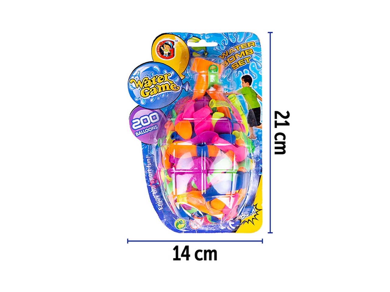 PALLONCINI ACQUA+CARICAT. 200PZ 6563002