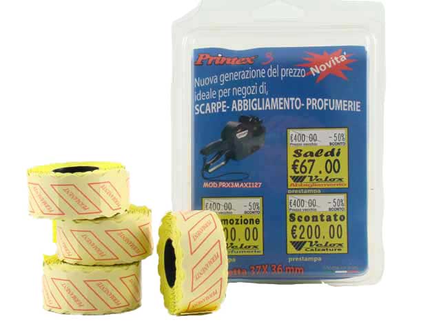 BL10 ROT.ETICHETTE26X12FLU B10/2612/FGP