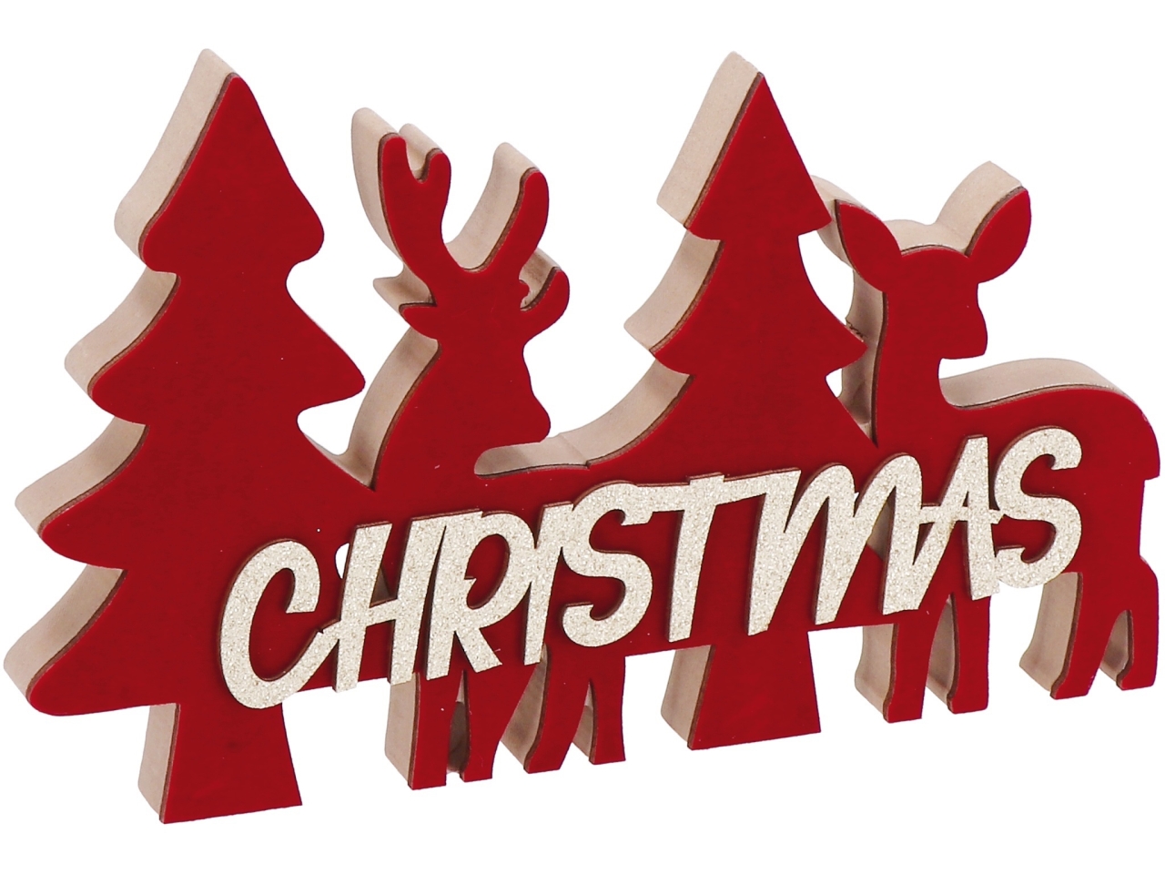 SCRITTA CHRISTMAS 26X3XH16CM 108106