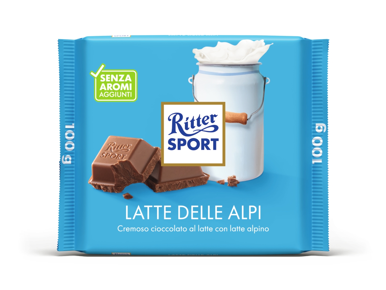 RITTER SPORT TAVOLET. LATTE DELLE ALPI30%100GR 180 RITTER SPORT TAVOLET. LATTE DELLE ALPI30%100GR 180