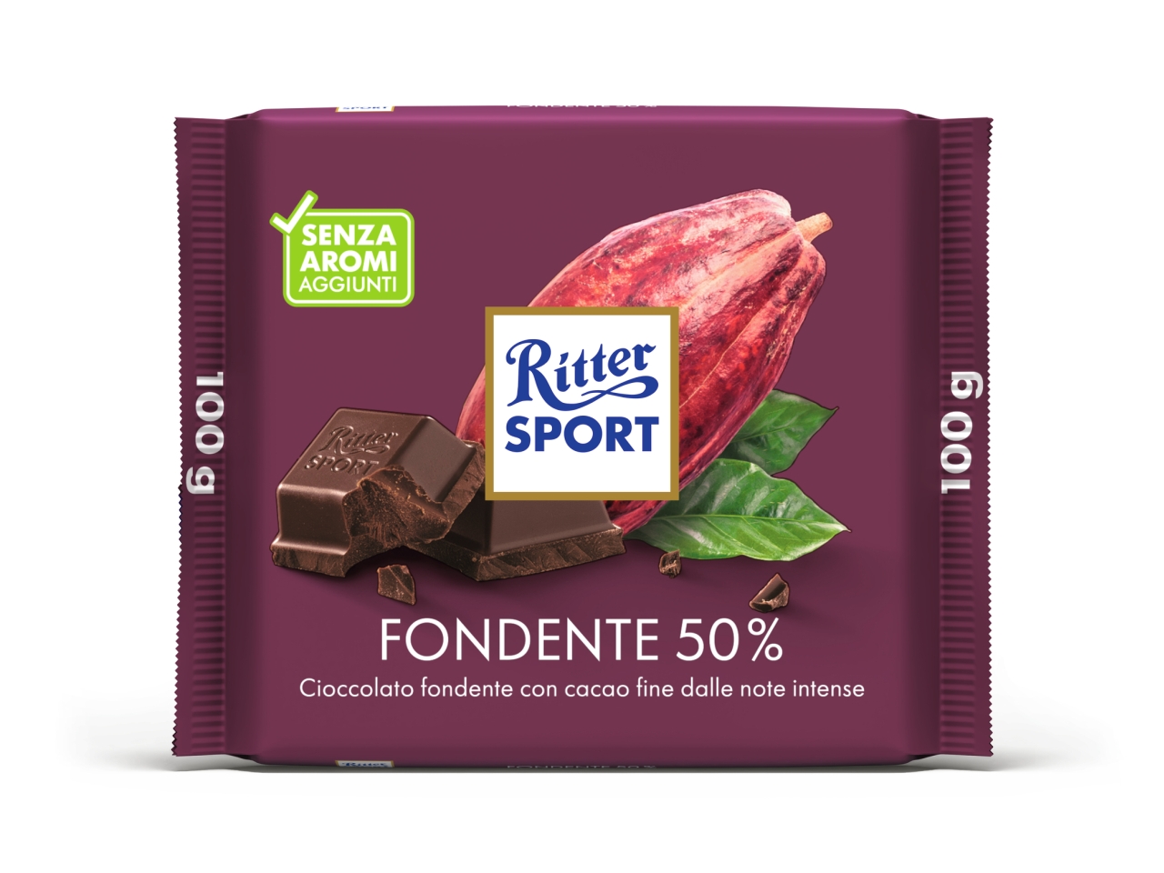 RITTER SPORT TAVOLET. FONDENTE 50% 100GR 200 RITTER SPORT TAVOLET. FONDENTE 50% 100GR 200