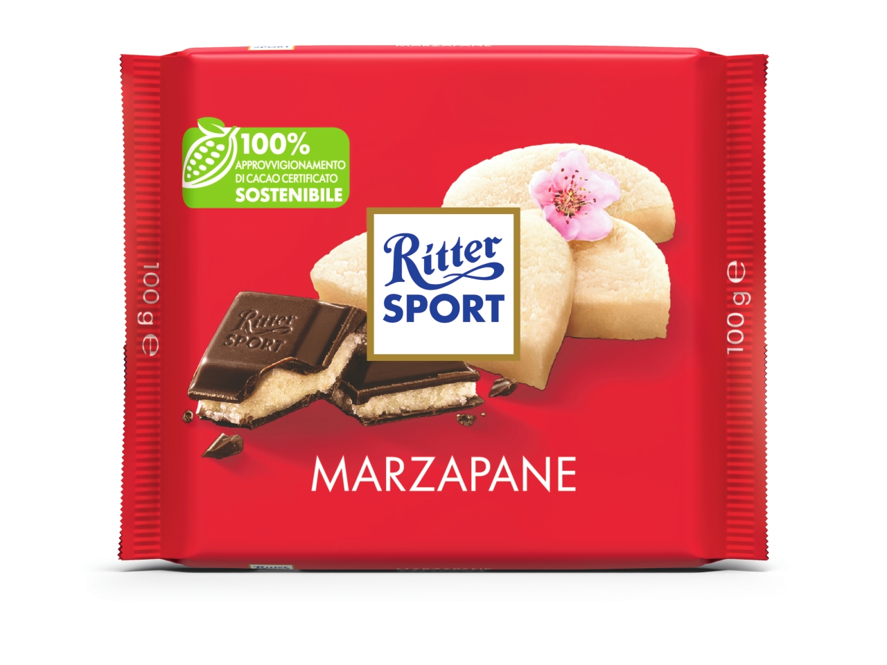 RITTER SPORT TAVOLET. MARZAPANE 100GR 250