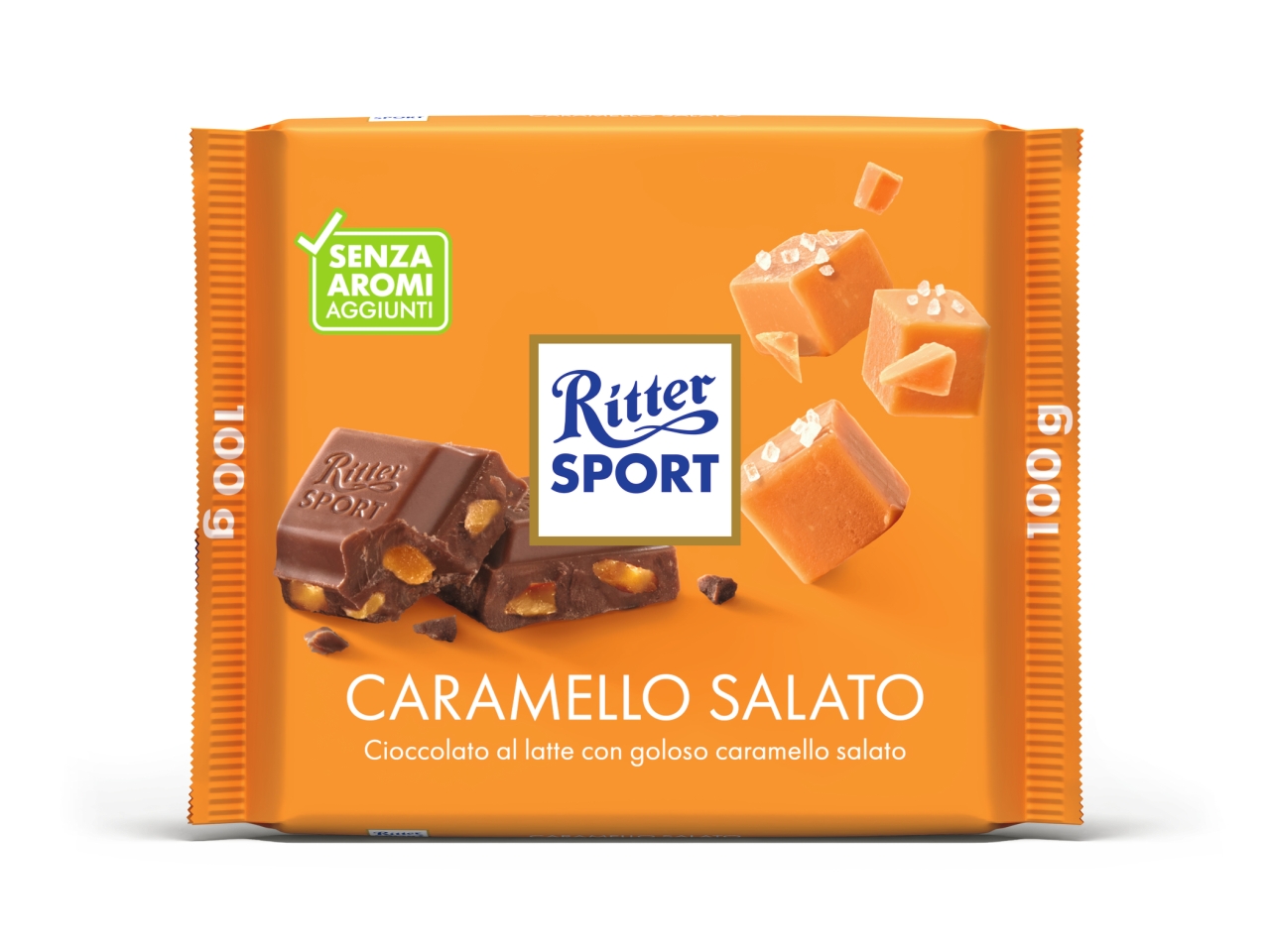 RITTER SPORT TAVOLET. CARAMELLO SALATO 100GR 2210 RITTER SPORT TAVOLET. CARAMELLO SALATO 100GR 2210