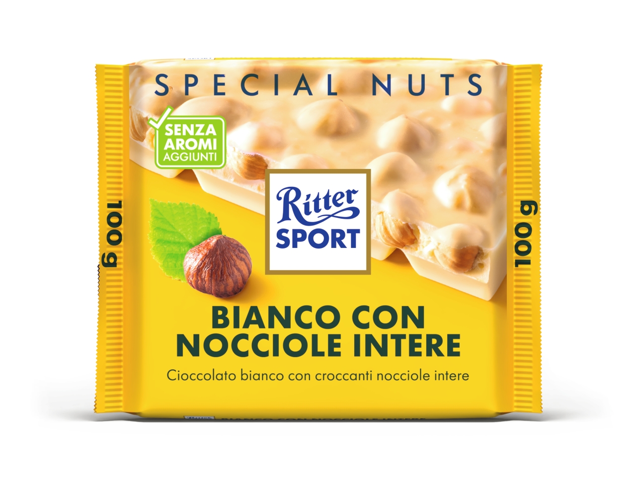 RITTER SPORT TAVOLET.BIANCO NOCCIOLE I. 100GR 7010 RITTER SPORT TAVOLET.BIANCO NOCCIOLE I. 100GR 7010