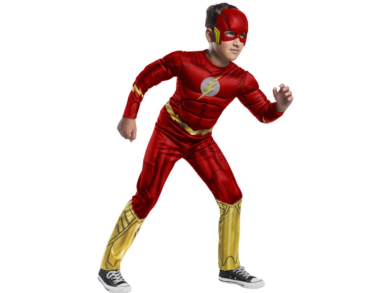 COSTUME FLASH BLACK DELUXE TG.S 3-4ANNI 702262-S