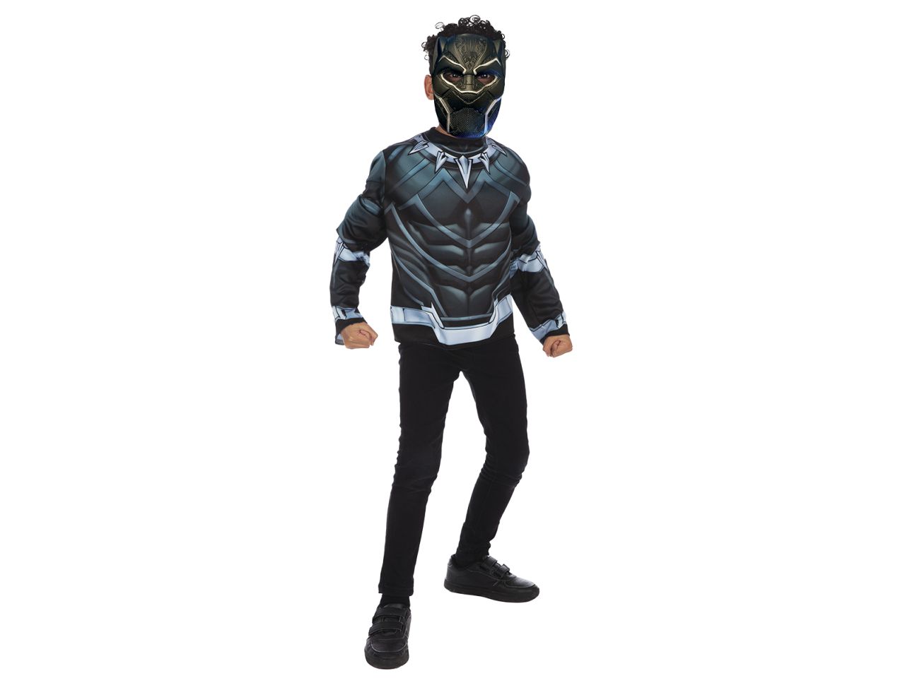BLACK PANTHER TOP E MASCHERA 300521