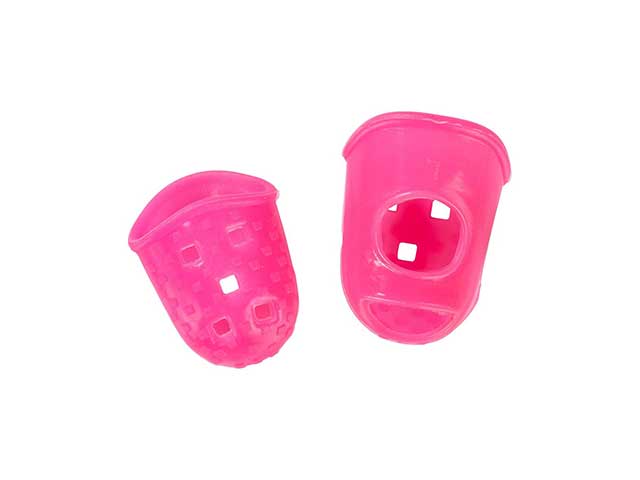 PRESI PER AGO 2pz SILICONE ROSA 611103