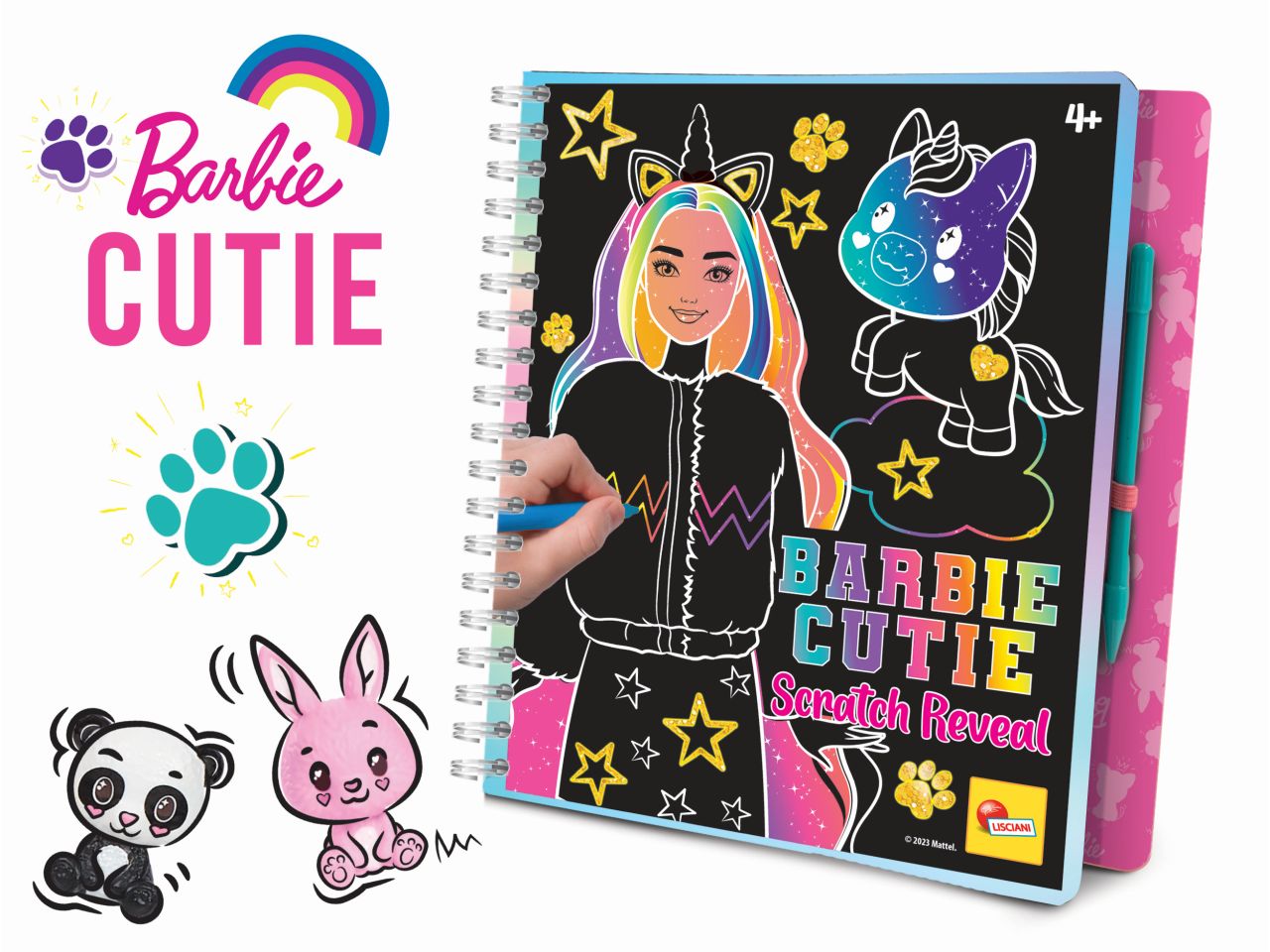 BARBIE SKETCHBOOK CUTIE SCRATCH R 12433