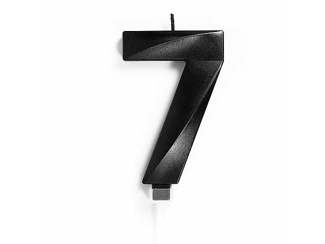 CANDELA LUXURY 10cm NERO CHROME N7 C857