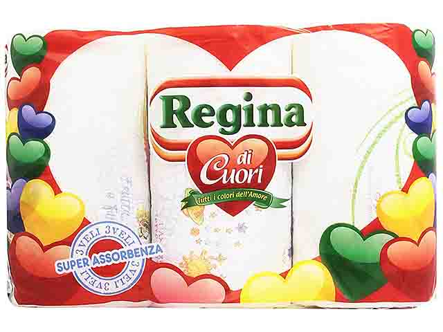 ROTOLO CARTA ASCIUGONI REGINA DI CUORI 3pz$ 415694