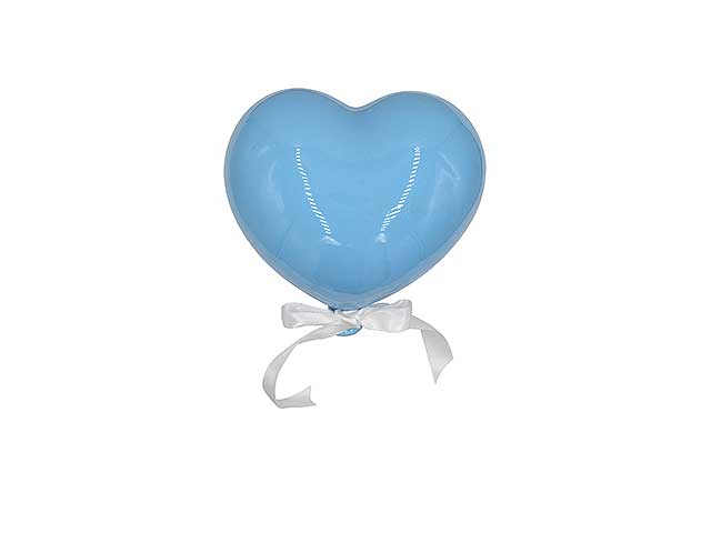 PALLONE CUORE 6cm C/MAGN.CELESTE CUORE0 PALLONE CUORE 6cm C/MAGN.CELESTE CUORE0