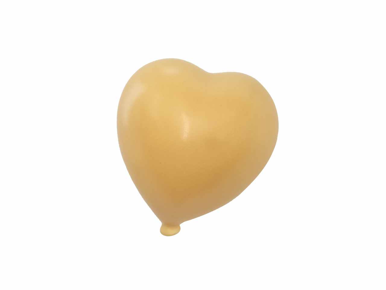 CUORE MATTE GIALLO 7,5cm UMA08GIA