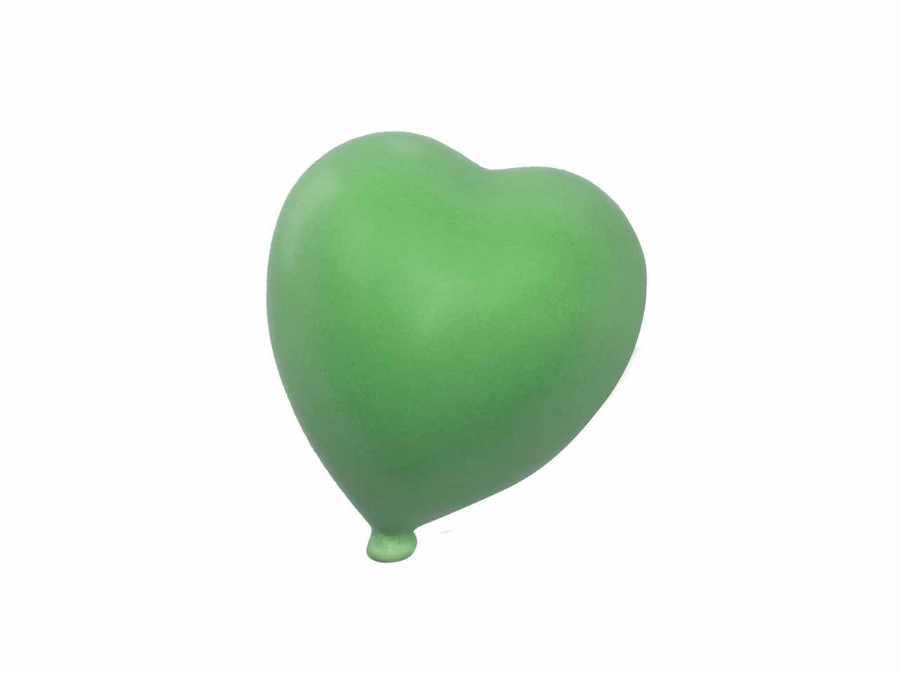 CUORE MATTE VERDE MELA 7,5cm CUMA08VM