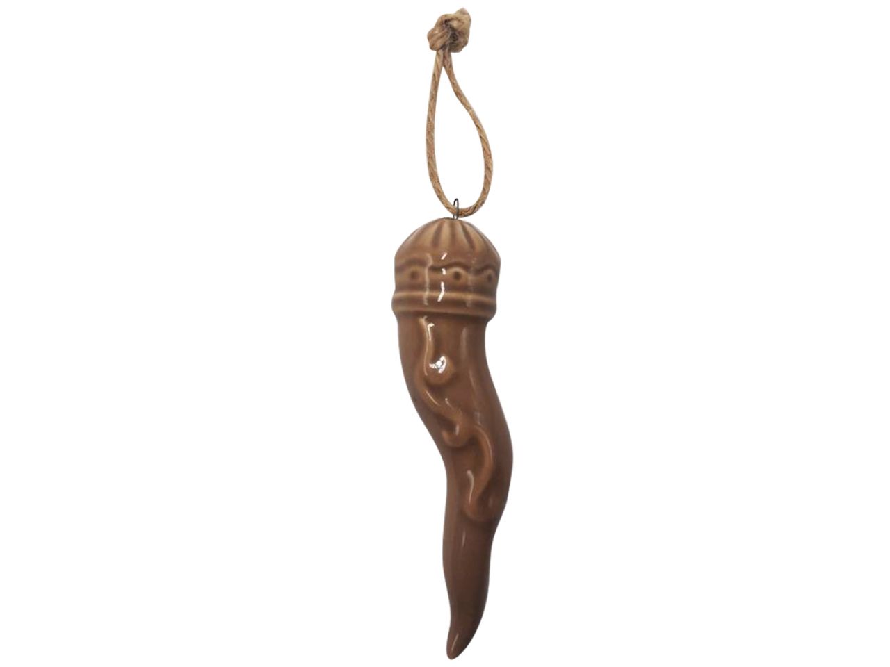 PEPERONCINO CON NASTRO MI PEP-60MARRONE