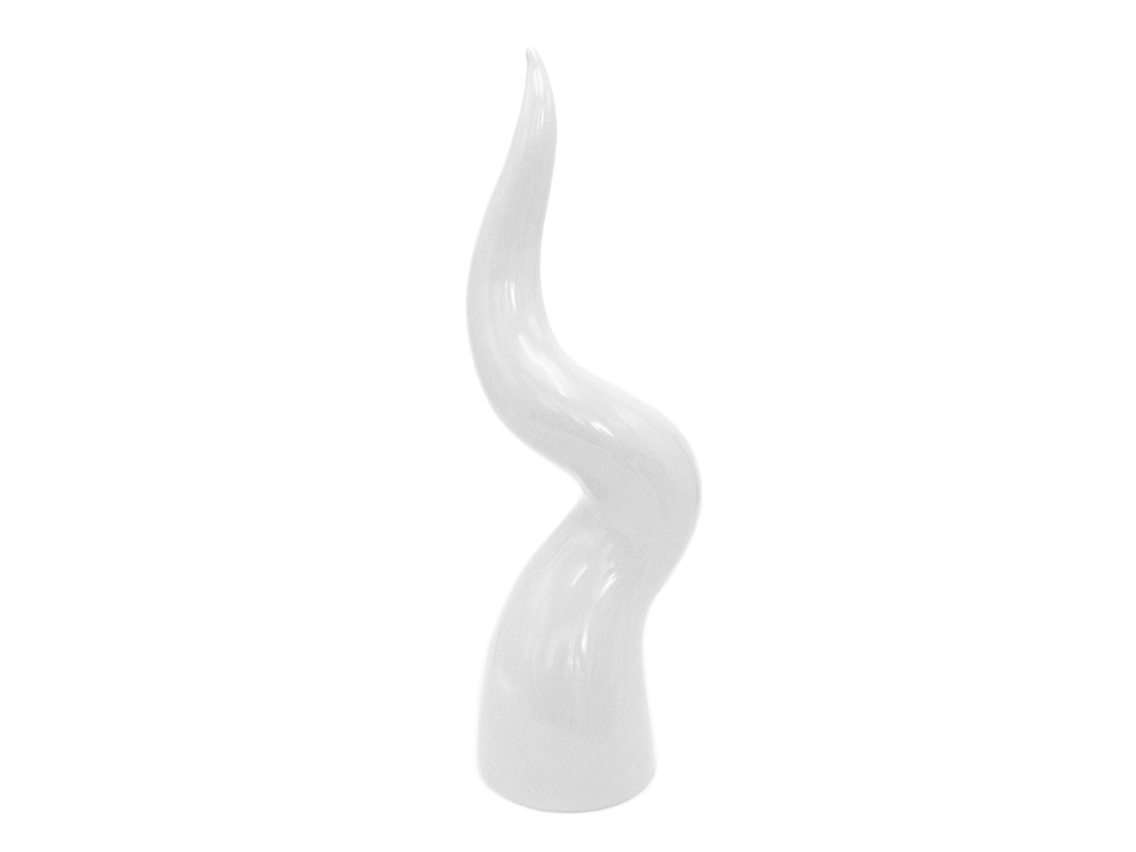 CORNO H.13CM BIANCO 37BI