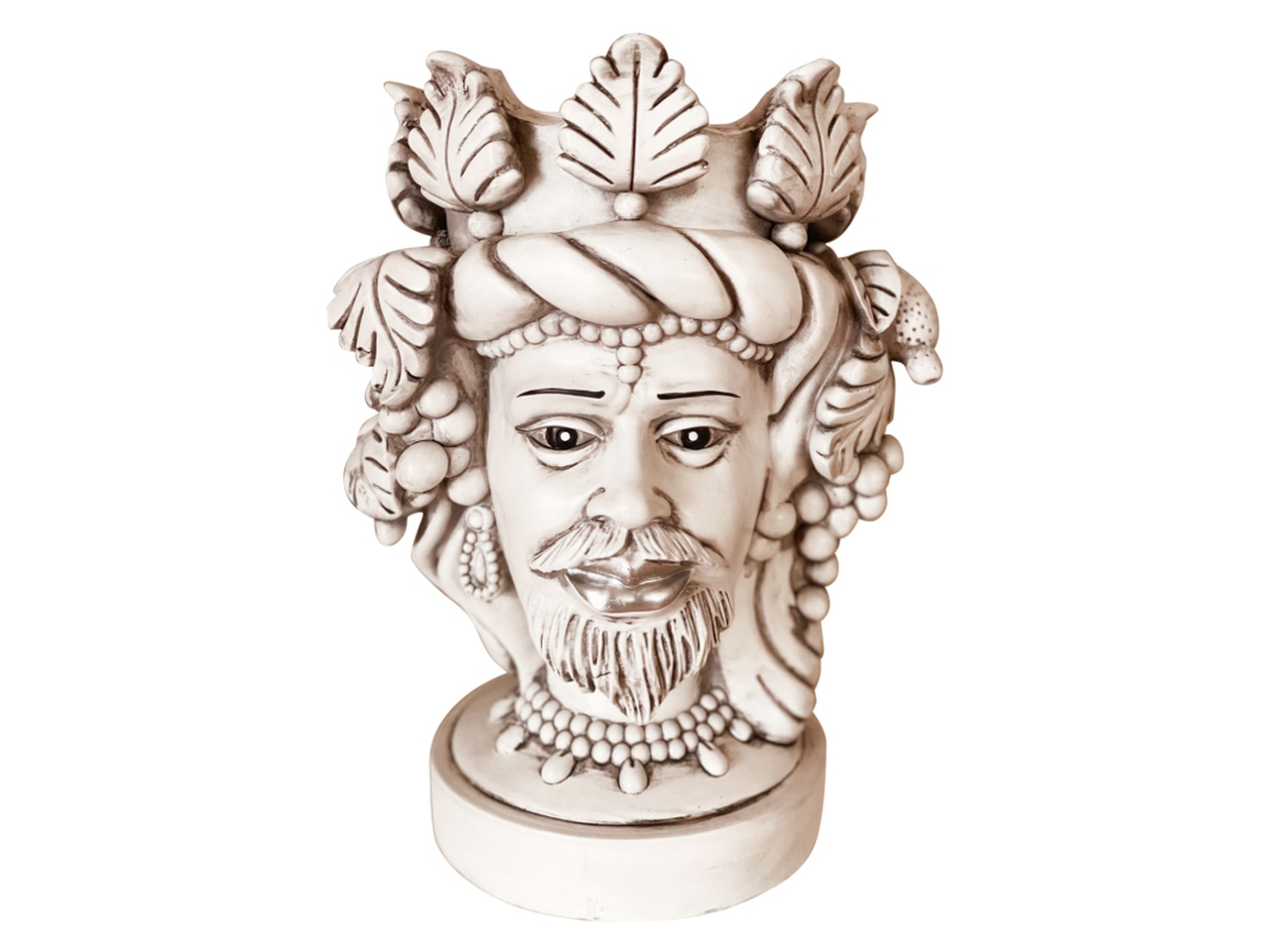 TESTA DI MORO 32CM RESINA UOMO 32-19