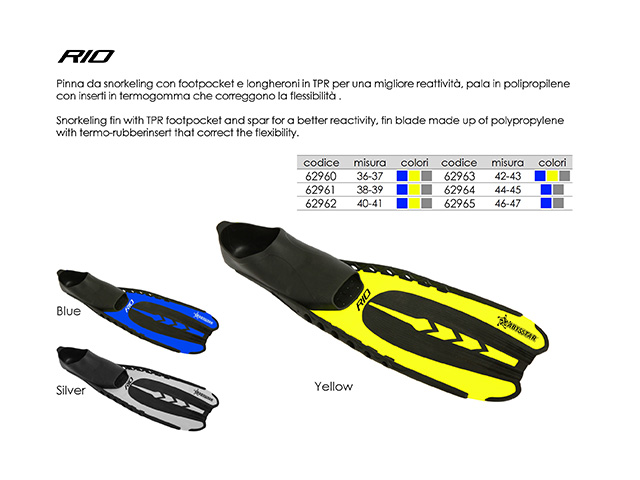 PINNE RIO 46-47 62965