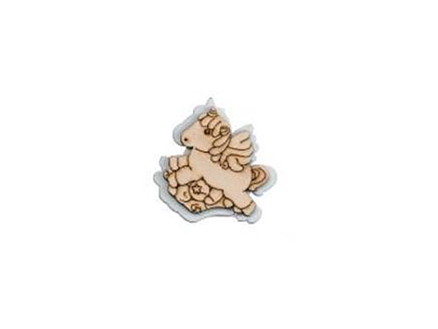 L.LEGNO APP.UNICORNO 4cm BOY ACZ440/B L.LEGNO APP.UNICORNO 4cm BOY ACZ440/B