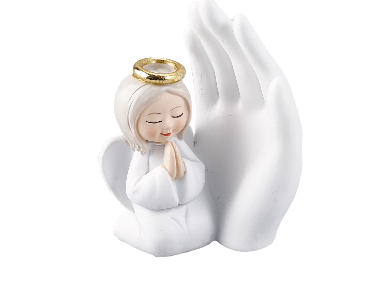 ANGELO CON MANO H. 9,5 CM RB1048/S
