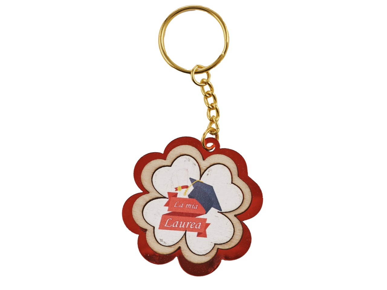 PORTACHIAVI LAUREA PLEXI ORO 4,5 ACZ717