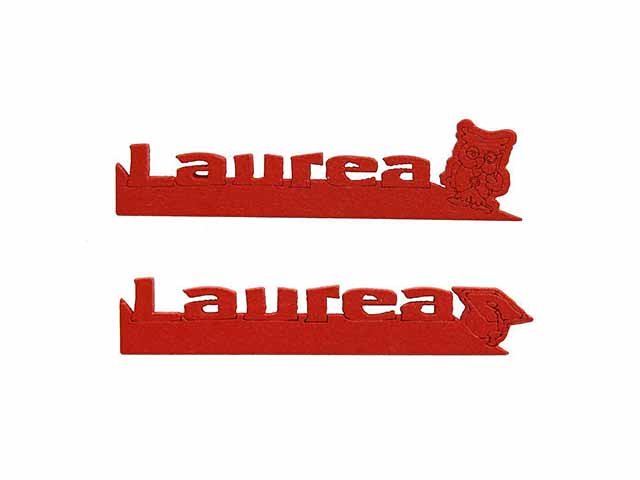 APPL.LEGNO LAUREA 6,5×1,5 LN195