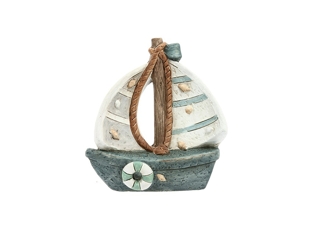 L.OCEAN BARCA A VELA 14X14cm 19VS057