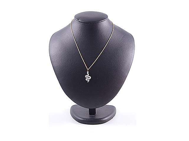 COLLANA C/SERPENTE BIANCO IO05443N