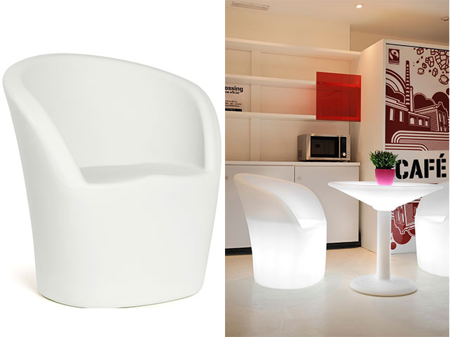 POLTRONA MANILA ILLUMINABILE POMO74 POLTRONA MANILA ILLUMINABILE POMO74