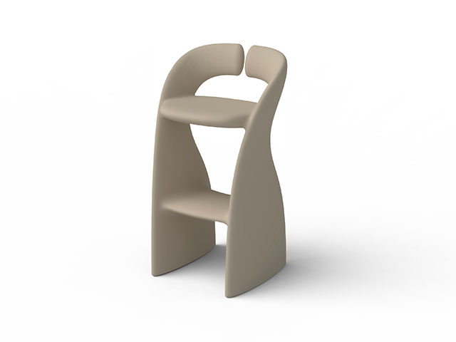 SGABELLO HIPPY TORTORA SGL 3681
