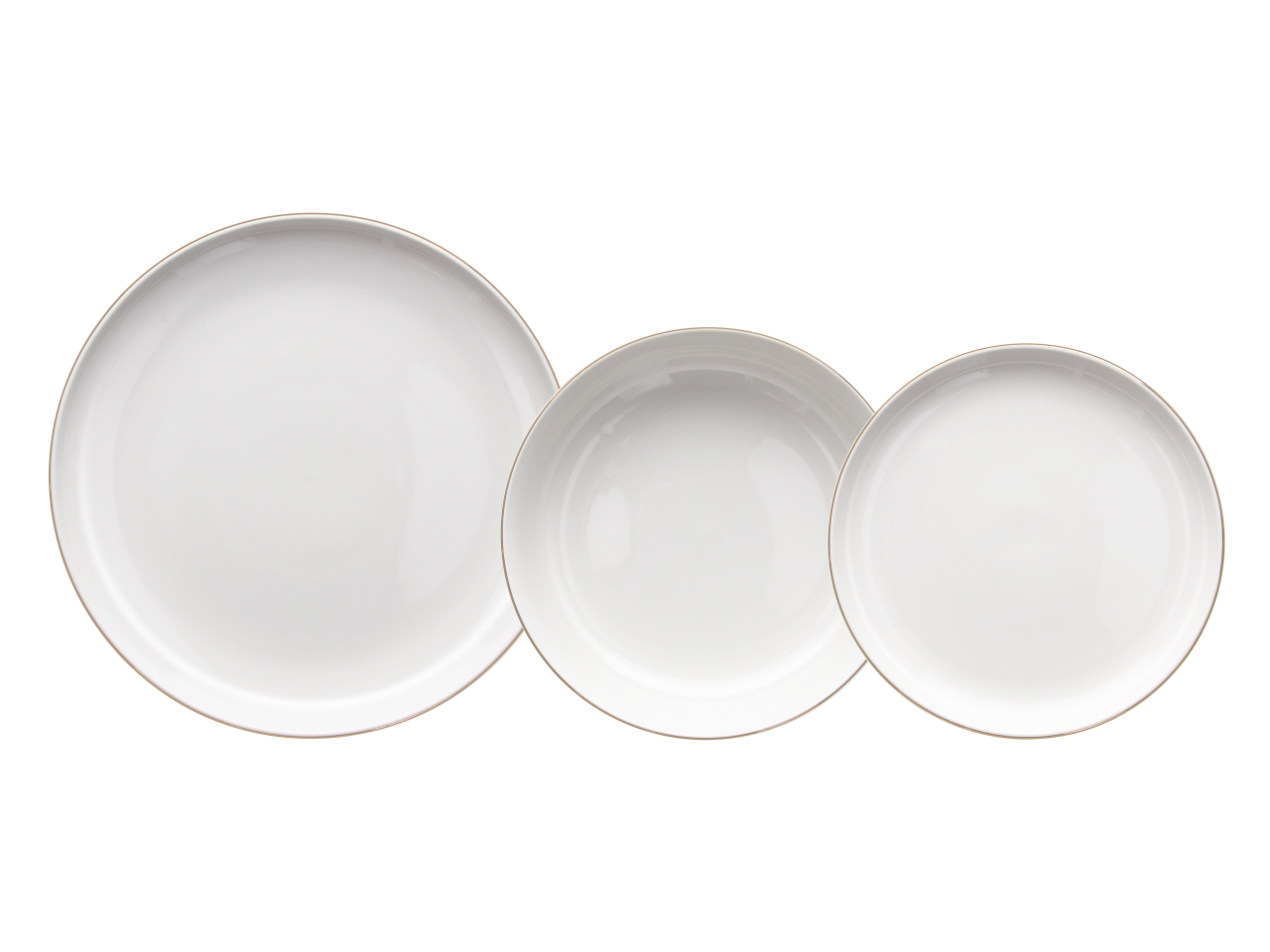 SERVIZIO TAVOLA 12 PZEDGE FILO ORO ED070121316