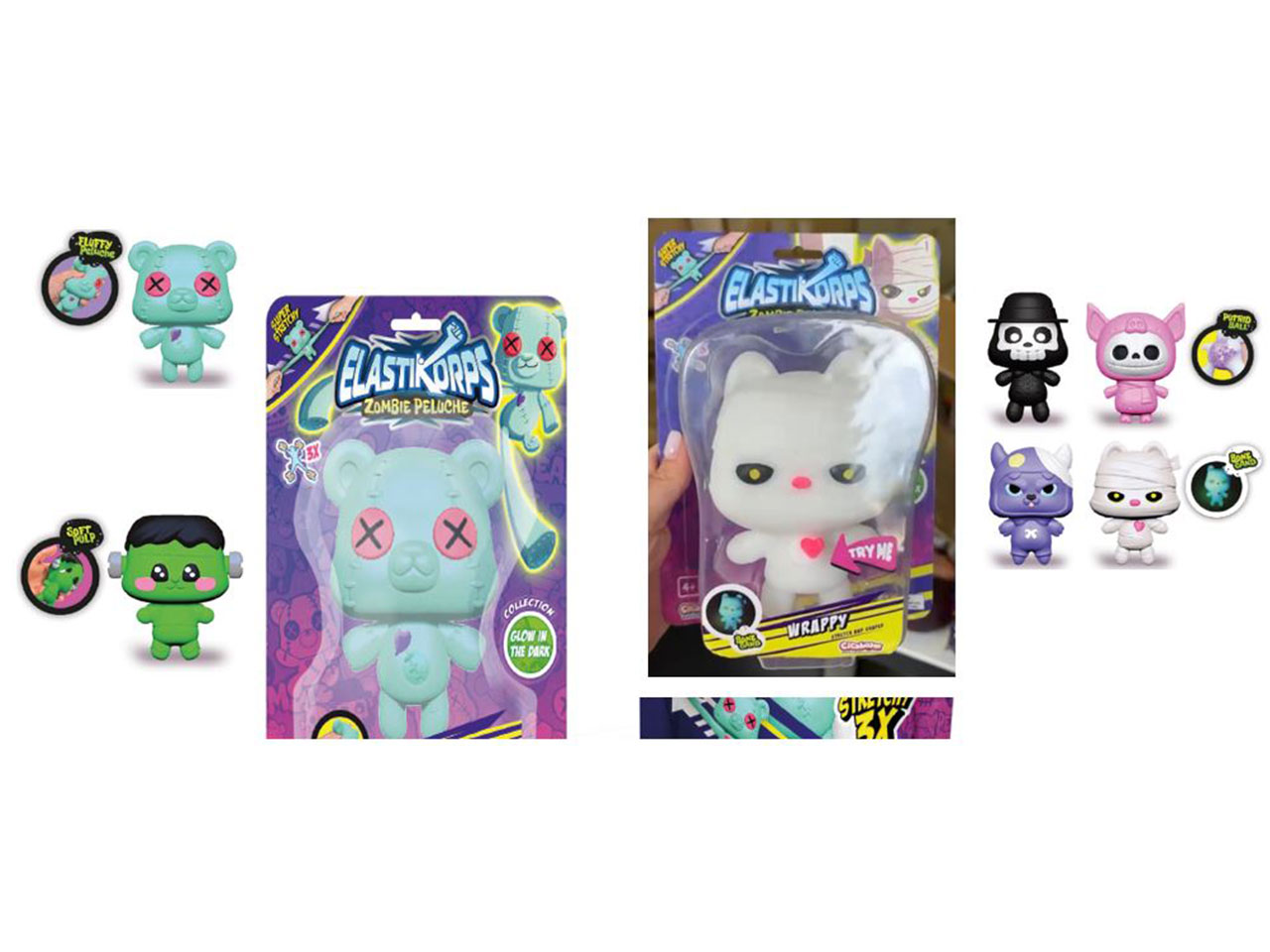 PELUCHE ELASTIKORPS ZOMBIE SIZE 14 CM PELUCHE ELASTIKORPS ZOMBIE SIZE 14 CM