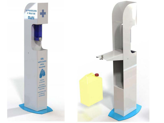 DISPENSER PER GEL DISINFETTANTE DISPENSER PER GEL DISINFETTANTE