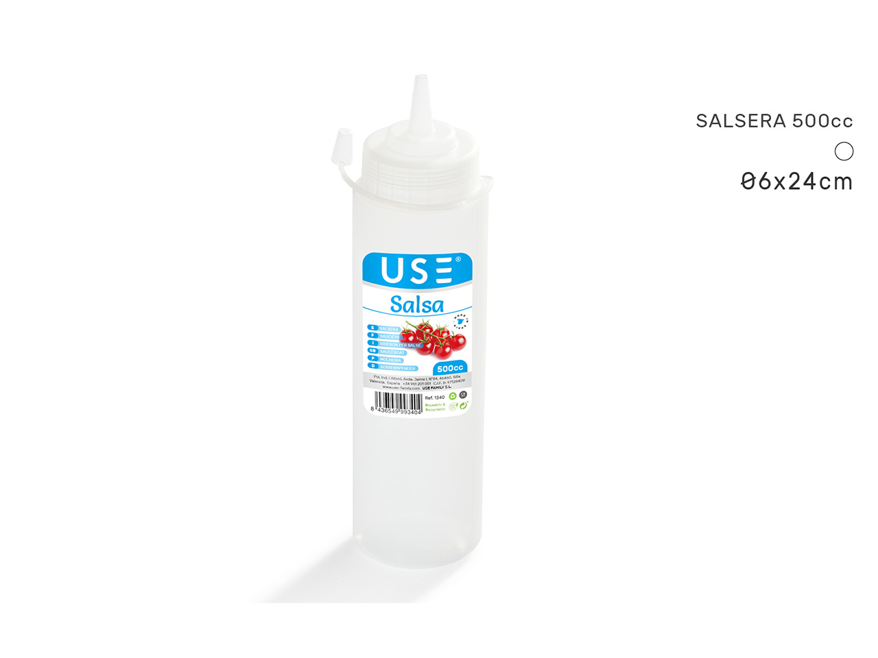 BIBERON PER SALSE 500CC 1340