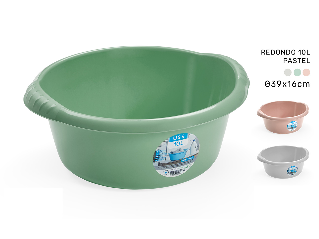 BACINELLA ROTONDA 10L PASTEL 3078