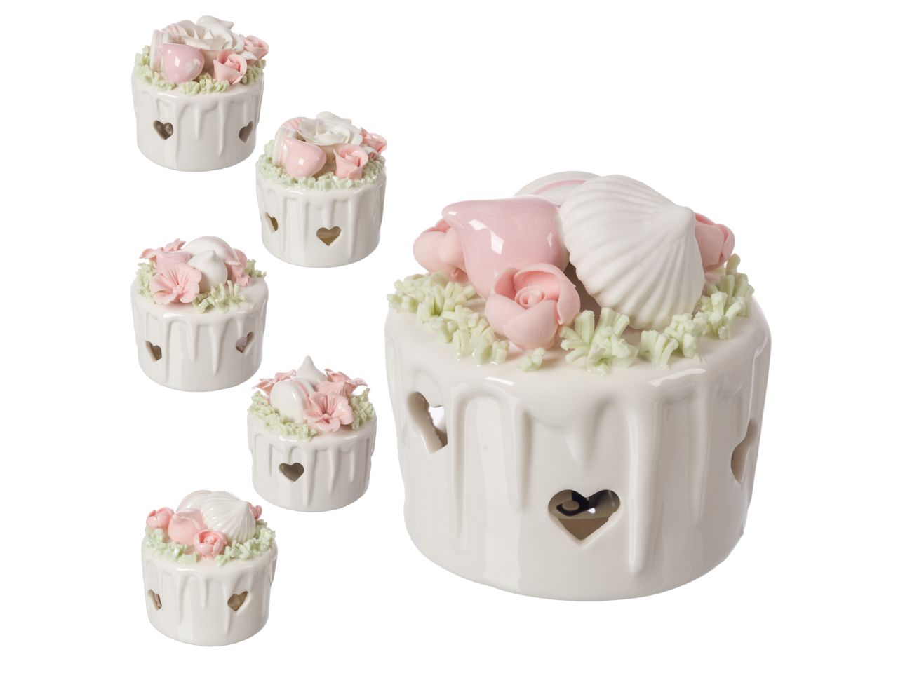 MINI TORTA CHIC CON LED D.6,5XH JM10195 MINI TORTA CHIC CON LED D.6,5XH JM10195