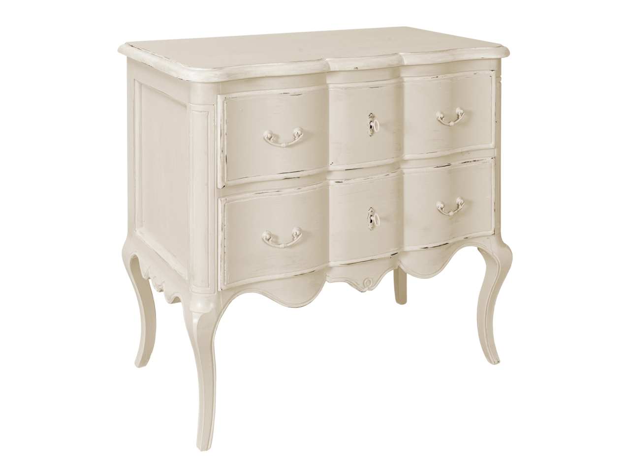 COMODINO AGATA BIANCO 2 CASSET AC85238