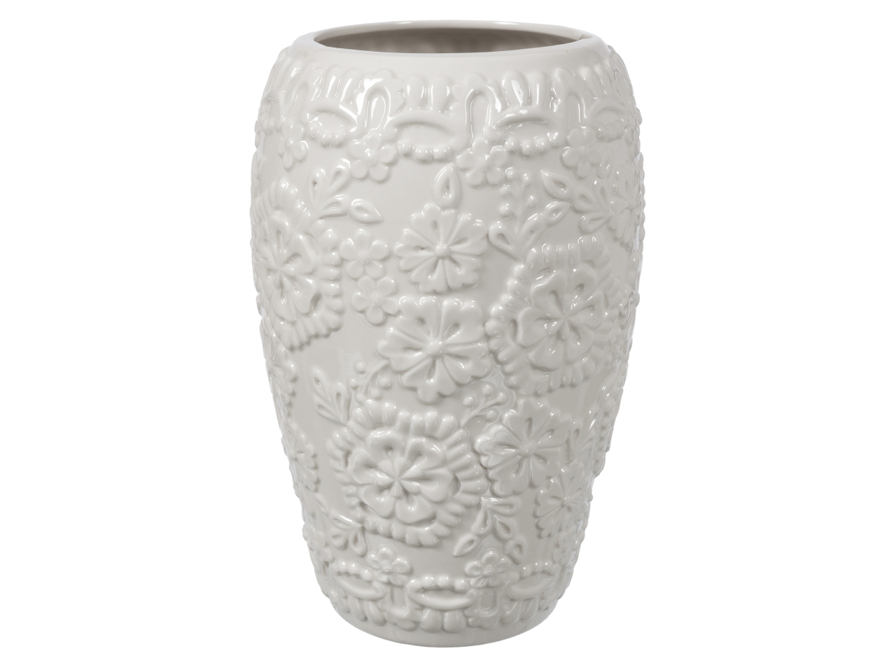 L. FLOWER VASO M. D.16XH.24CM JM10397