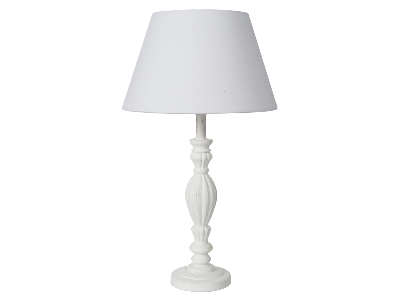LAMPADA HELGA C/CAPPA BIANCA H.53CM LT10217